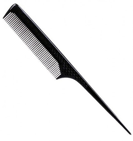 Goldwell Tail Comb Black comb for separating hair