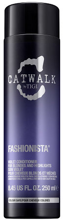 TIGI Catwalk Fashionista Violet Conditioner fialový kondicionér pro blond vlasy