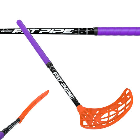 Fat Pipe CORE 34 JAI-ALAI black/neon orange/purple Florbalová palica