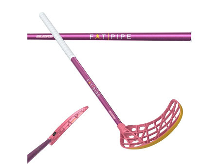 Fat Pipe SLICKS 27 CTRL SHRIMP PINK/GOLD FH2 Florbalová hůl