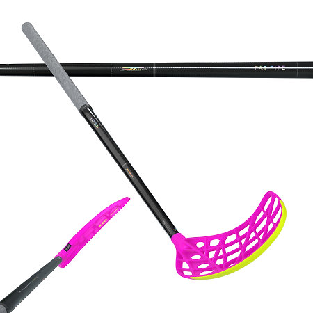 Fat Pipe RAW CONCEPT 27 LOW KICK CTRL FH2 SLICKS oval Florbalová palica