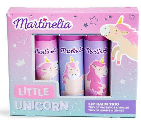 Martinelia Little Unicorn Lip Balm Trio dětská sada balzámů na rty