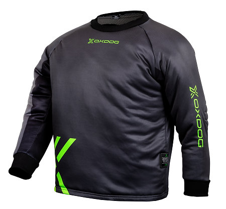 Oxdog X2 GOALIE SHIRT JR Black/Green Brankársky dres