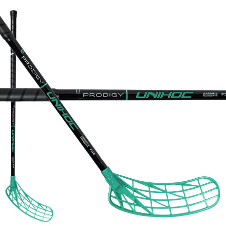 Unihoc UNILITE PRODIGY FL 36 black/turquoise Florbalová palica