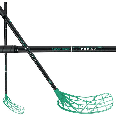 Unihoc EVOLITE PRO FL 29 black/turq OVAL Floorball stick