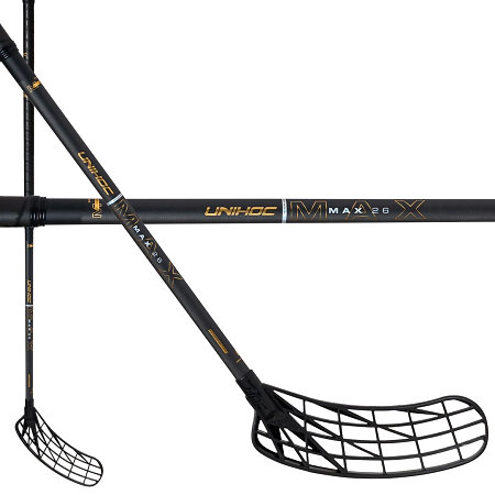 Unihoc UNILITE MAX TI 26 black/gold CLASSIC Florbalová hůl