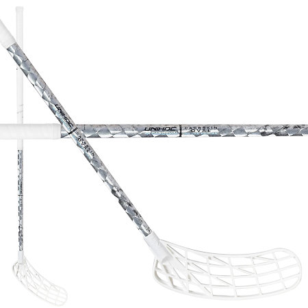 Unihoc UNILITE CARBSKIN TITAN 26 silver OVAL Florbalová palica