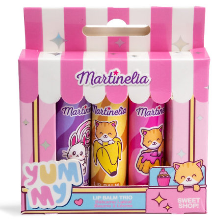 Martinelia Yummy Lip Balm Trio detská sada balzamu na pery