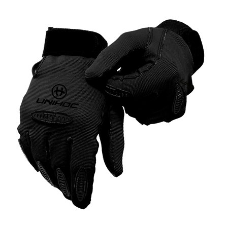 Unihoc Goalie gloves BLACKOUT black Brankárske rukavice