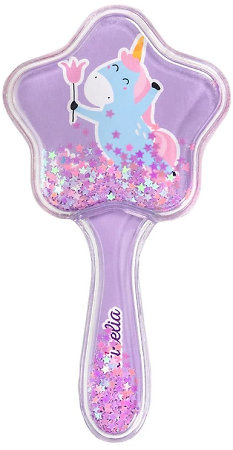 Martinelia Glittery Hair Brush Unicorn dětský přesýpací kartáč s glitry