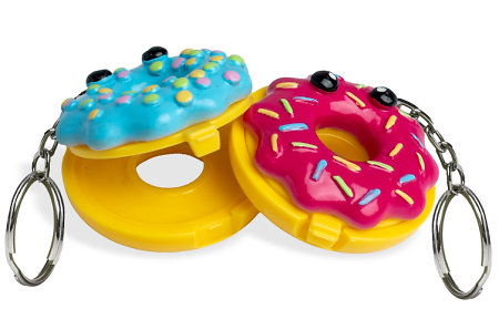 Martinelia World donut Lip Balm Keychain