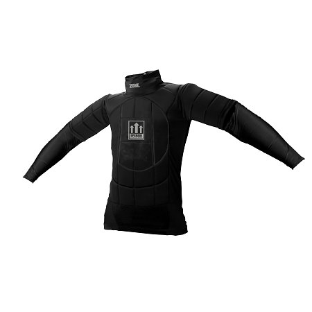 Zone floorball T-shirt UPGRADE longsleeve black/silver Brankárska vesta