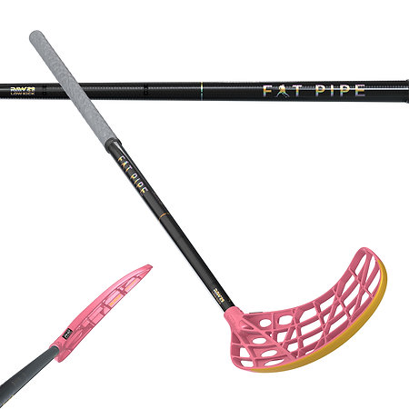 Fat Pipe RAW CONCEPT 29 LOW KICK CTRL SLICKS FH2 SHRIMP PINK Florbalová palica