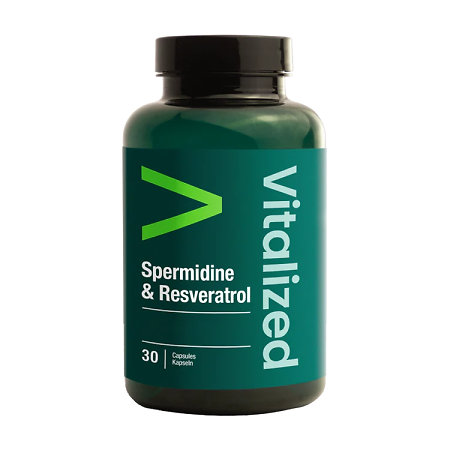 Vitalized Spermidine & Resveratrol Dietary supplement with spermidine and resveratrol