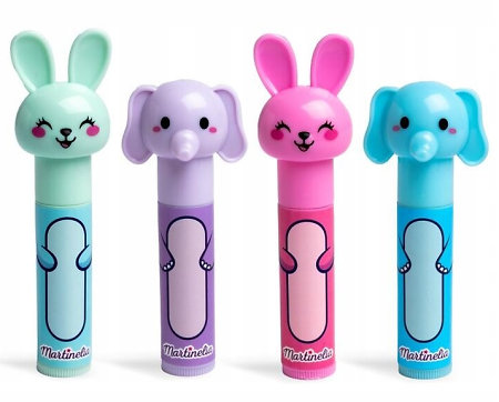 Martinelia World Elephant & Bunny Lip Balm