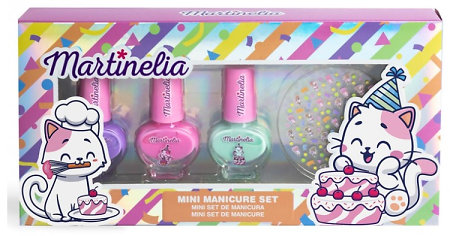 Martinelia Yummy Mini Manicure Set Kindernagellack-Set mit Stickern