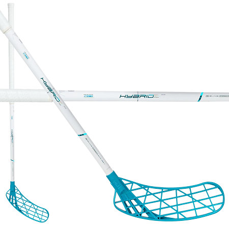 Zone floorball AIR/ONE HYBRID SL 29 OVAL white Florbalová palica