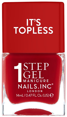 Nails Inc. London It's Topless Gel Nail Polish ošetrujúci lak na nechty 4v1
