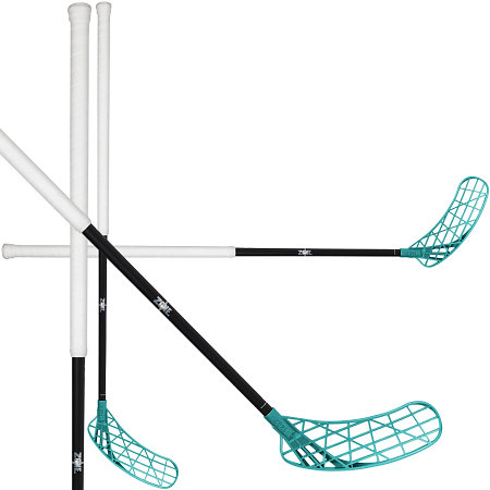 Zone floorball ULTRALIGHT 29 THIN black/turq Florbalová hůl