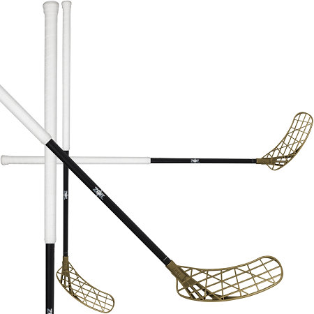 Zone floorball AIR SUPERLIGHT 27 THIN black/gold Florbalová palica