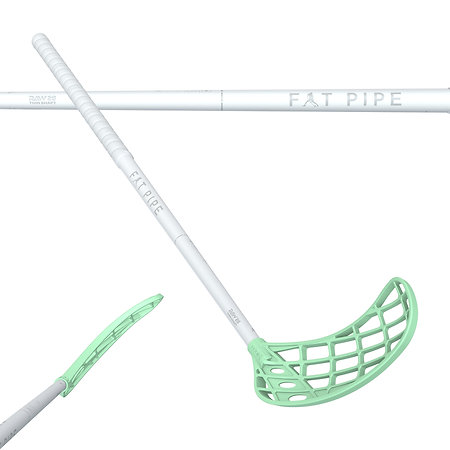Fat Pipe RAW 28 THIN SILK FRESH MINT Florbalová palica