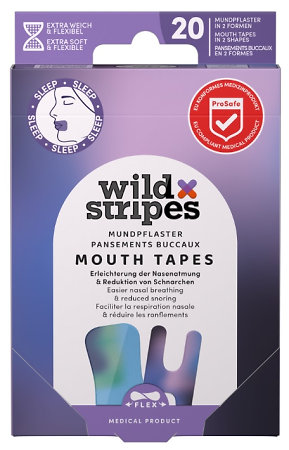 Wild Stripes Nose Patches Mouth Patches Sunset ústne náplasti pre lepšie dýchanie nosom