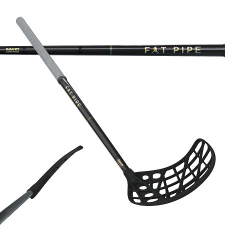 Fat Pipe RAW CONCEPT 27 LOW KICK CTRL SLICKS CORAL BLACK Florbalová palica