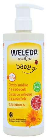 Weleda Calendula Baby Liniment čisticí mléko na zadeček