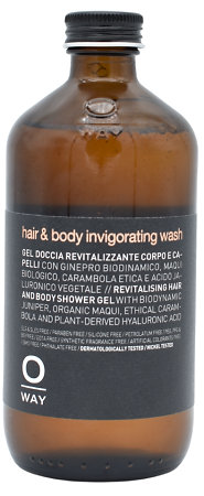 Oway Hair & Body Invigorating Wash revitalizačný sprchový gél na telo aj vlasy