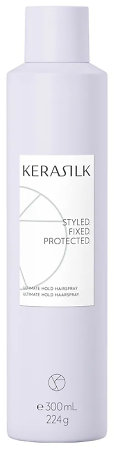Goldwell Kerasilk Ultimate Hold Hairspray lak na vlasy se silnou fixací pro hladký finiš a lesk