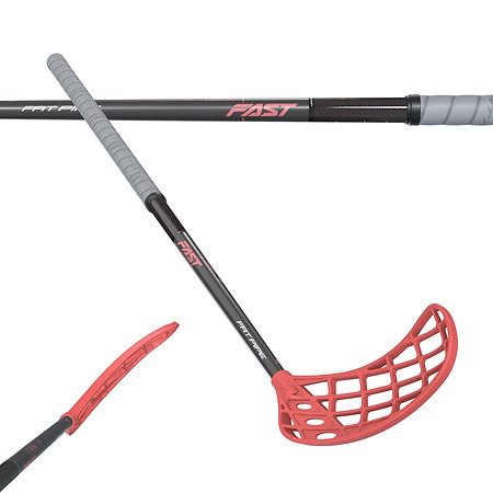 Fat Pipe FAST 31 ALMOST RED SILK Floorball Schläger