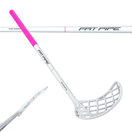 Fat Pipe RC 29 RACING SERIES SILK WHITE Florbalová hůl