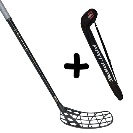 Fat Pipe RAW 27 LOW KICK CTRL SLICKS + Stickbag Set florbalky s vakem