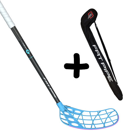 Fat Pipe NEXT-G 31 CTRL SLICKS FH2 + Stickbag Set florbalky s vakom