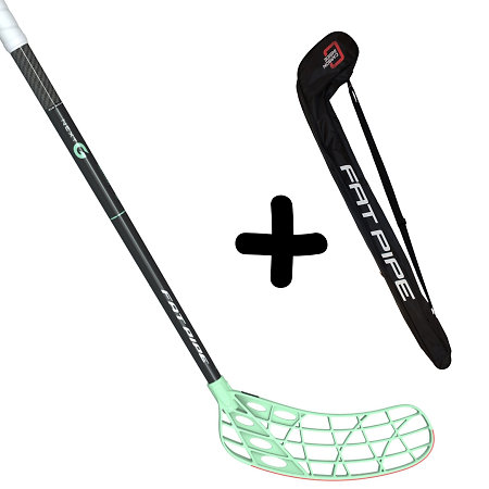 Fat Pipe NEXT-G 27 CTRL SLICKS FH2 + Stickbag Set florbalky s vakom