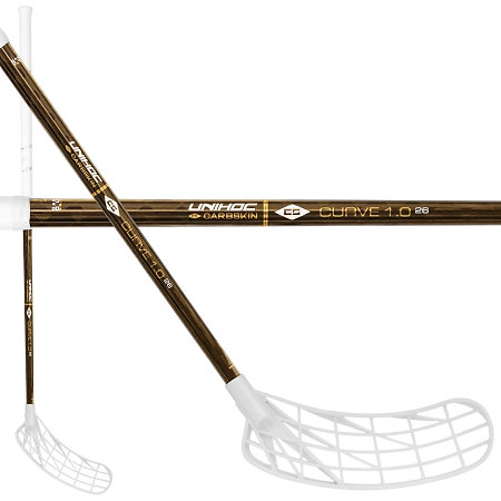 Unihoc UNILITE CARBSKIN Curve 1.0º TI 26 Florbalová palica