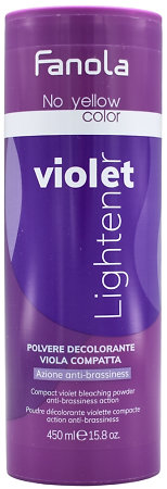 Fanola No Yellow Color Compact Violet Bleaching Powder Violettes Bleichpulver zur Neutralisierung gelber Töne