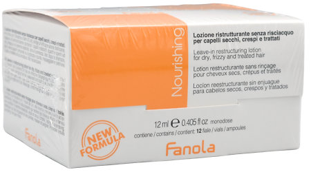 Fanola Nourishing Restructuring Leave-In Hair Lotion nourishing serum for dry and damaged hair