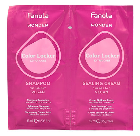 Fanola Wonder Color Locker Shampoo + Sealing Cream péče pro barvené vlasy