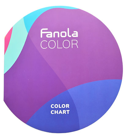 Fanola Color Chart Farbkarte mit 112 Nuancen