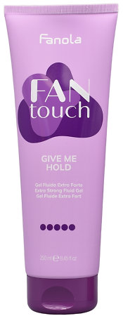 Fanola Fan Touch Give Me Hold Extra Strong Fluid extra silný tekutý gel na vlasy