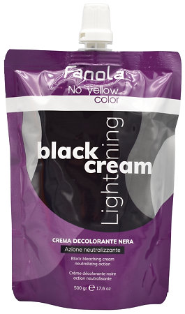 Fanola No Yellow Color Black Bleaching Cream Neuralizing Action neutralizačný odfarbovací krém na zosvetlenie