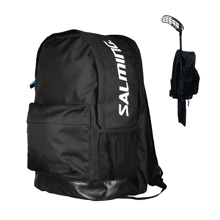 Salming Backpack with stick holder Black Backpack