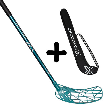 Oxdog FUSION LIGHT 32 TQ ROUND NB + Stickbag Set florbalky s vakom