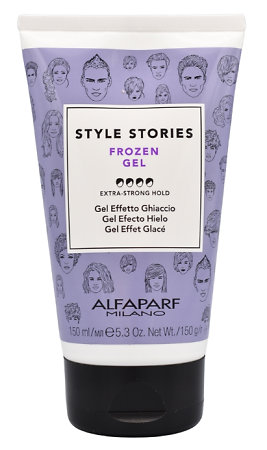 Alfaparf Milano Style Stories Frozen Gel gel na vlasy s ledovým efektem pro extra silnou fixaci
