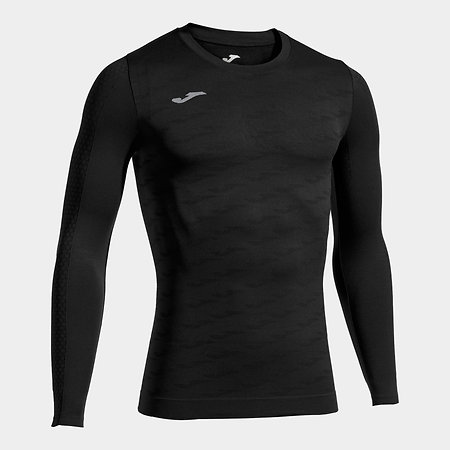 Joma Sport CLASSIC LONG SLEEVE T-SHIRT BLACK Kompresné termo tričko