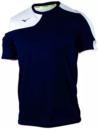Mizuno Jr Tee Black/White Kinder-T-Shirt