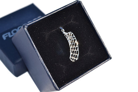 FLOORBEE Jet blade pure silver Floorball pendant