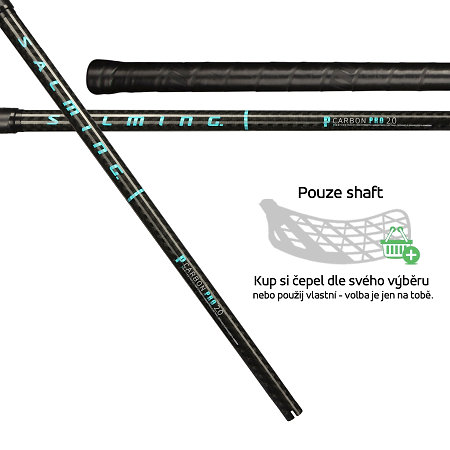 Salming P-series Carbon Pro 2.0 F25 Black/Blue Unihockeyschläger - Stock