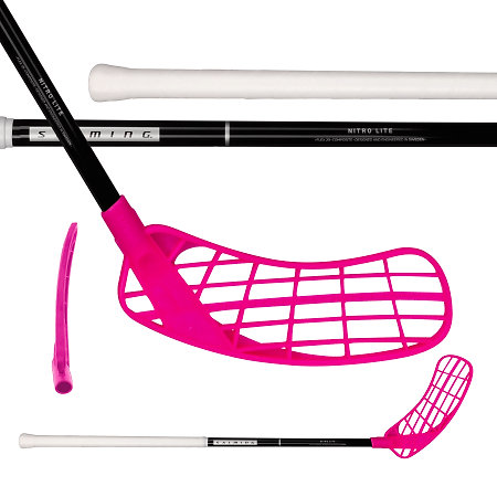 Salming Nitrolite Hawk F27 Black/Mixed Floorball stick